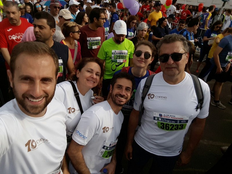 Chedid Capital Holding runs for a CHANCE at the Beirut Marathon